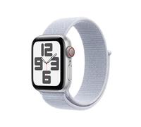 Watch SE 2024 (GPS + 4G) Boitier en aluminium Argent de 40mm avec Boucle Sport, Bleu