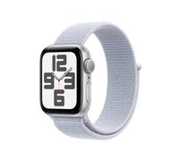 Watch SE 2024 (GPS) Boitier en aluminium Argent de 40mm avec Boucle Sport, Bleu