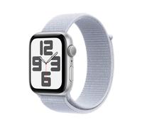 Watch SE 2024 (GPS) Boitier en aluminium Argent de 44mm avec Boucle Sport, Bleu