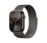 Apple Watch Series 10 GPS + Cellular - 46mm - Boîtier Slate Titanium - Bracelet Slate Milanese Loop - M/L
