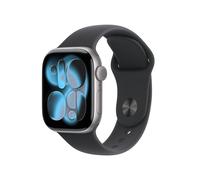 Watch Series 11 (2025) GPS + Cellular Boitier de 42mm en Aluminium Gris sidéral avec Black Sport Band - S/M