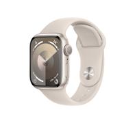Watch Series 9 GPS, boitier en aluminium de 41 mm avec boucle en caoutchouc, Beige