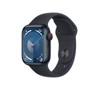 Apple Watch Series 9 41 mm Numérique 352 x 430 pixels Écran tactile 4G Noir Wifi GPS (satellite)