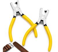 Watch Strap Hole Punch Plier, Fixed 2 mm Punch with PVC Grip (2PCS)