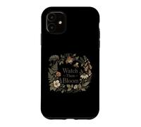 Watch Them Bloom Teacher Botanical Growth Wreath Coque pour iPhone 11