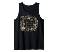 Watch Them Bloom Teacher Botanical Growth Wreath Débardeur