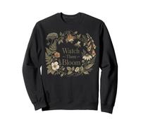 Watch Them Bloom Teacher Botanical Growth Wreath Sweatshirt