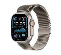 Watch Ultra 2 GPS + Cellular 49 mm Boîtier en Titane Naturel avec Bracelet Milanais Titane Naturel M