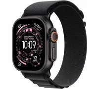 Watch Ultra 3 (2025) GPS + Cellular Boitier de 49mm en Titane Noir avec Boucle Alpine, Noir - L