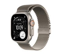 Apple Watch Ultra 3 - 49 mm - Titane Naturel / Bracelet milanais - S - Cellular