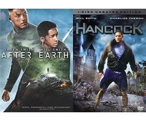 Watch Will Smith Try Science Fiction: After Earth & Hancock (Unrated) 2 DVD Bundle