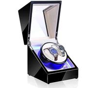 Watch Winder Automatic Watch Winder, with LED Light 5 Rotation Modes Quiet Motor Watches Storage Boxes 9 Styles Good Times Watch Winder