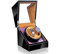 Watch Winder Automatic Watch Winder, with LED Light 5 Rotation Modes Quiet Motor Watches Storage Boxes 9 Styles Good Times Watch Winder