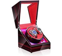 Watch Winder Box, Automatic Winders LED Light Quiet Motor- Available in 5 Styles