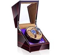 Watch Winder Box, Automatic Winders LED Light Quiet Motor- Available in 5 Styles