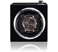 Watch Winder Can Accommodate 1 Watch Wooden Painted Case Silent Running Rotating Motor Size 11 11 13cm