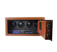 Watch Winder Can Accommodate 4 Watches Automatic Mechanical Watch Winding Box Safe Soft and Flexible Table Pillow Imported Motor Anti-Magnetic Design 45 40 20cm