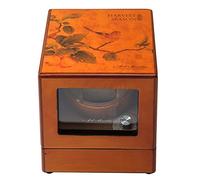 Watch Winder for 1 Watch Retro Wooden Automatic Winding Box Quiet Motor 5 Rotation Modes Soft Pillows