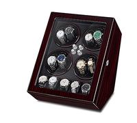 Watch Winder for Single Watch, Smooth Touch LED Watch Holder for Men and Women's Watch,Glass Door with Access Switch