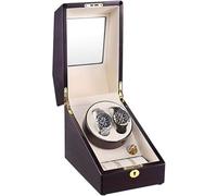 Watch Winders 2 + 3 Watch Winders Lacque Piano Blossy Black Carbon Fibre Motor Strangement Motor de Stockage
