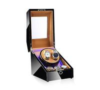 Watch Winders - 3+2 Mechanical Watch Shaker LED Automatic Winding Box Household Mute Anti-Magnetic Electric Motor Box Watch Storage Display Box Open Lid Stop