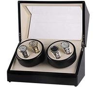 Watch Winders, Automatic Watch Winder, Watch Box, Watch Winder Shake Table Appareil Electric Automatic Winding Watch Box, Boîte à moteur 4 + 0 Boîte de montre à double tête électrique Shaker, belle