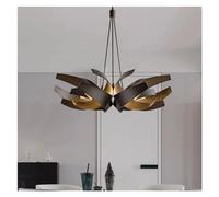 Watch Winders for Men and Women American - Restaurant Chandelier Art Light Luxury Living Room Light Post LED Decorative Dining Lamp(Black,cm)