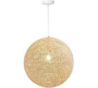 Watch Winders for Men and Women Chandelier Retro Rattan Attic Chandelier Rattan Wicker Pendant Lights - Retro Home Lighting Pendant Lamp(20CM)