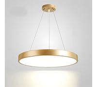 Watch Winders for Men and Women Chandelier Round Shape LED Chandeliers Dimmable Gold Pendant Lighting, Kitchen LED Light Fixture 1 Circle Ring(40CM)