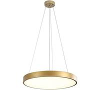 Watch Winders for Men and Women Gold Disc Shape Chandelier White Light Office Landing Lights