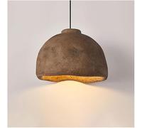 Watch Winders for Men and Women Homestay Light - Cement Lighting Decoration Bedroom - Ceiling Hanging Lamps Bar Study Japanese Chandelier Restaurant Bedside(Brown,35cm)