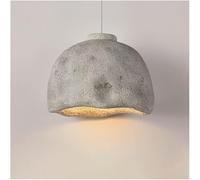 Watch Winders for Men and Women Homestay Light - Cement Lighting Decoration Bedroom - Ceiling Hanging Lamps Bar Study Japanese Chandelier Restaurant Bedside(Gray,35cm)
