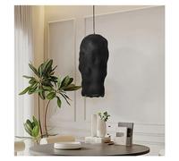 Watch Winders for Men and Women Japanese Bedside Dining Room Chandelier Living Room Boarding House checkroom Chandelier Bar loft Island LED Decorative Light(Black)