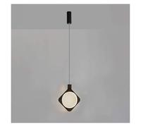 Watch Winders for Men and Women LED Black Pendant Light Geometric Ceiling Hanging Light Fixture, Kitchen Island MI-NI Chandelier, Bedroom Bedside Dining Room Suspension Lamps,Chandeliers