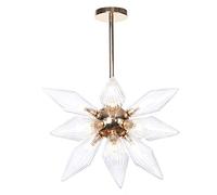 Watch Winders for Men and Women Light Sputnik Chandeliers Conical Glass LED Light Metal Wrought Iron Lighting Ceiling Light Fixtures Ceiling Lamp Lighting Lovely/Transparent
