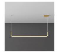 Watch Winders for Men and Women Linear Pendant Light LED Chandelier, Long Bar Kitchen Island Lighting Fixture, Minimalist Dining Room Drop Ceiling Lamps,Chandeliers