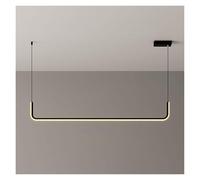 Watch Winders for Men and Women Linear Pendant Light LED Chandelier, Long Bar Kitchen Island Lighting Fixture, Minimalist Dining Room Drop Ceiling Lamps,Chandeliers