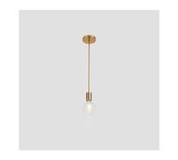 Watch Winders for Men and Women Scandinavian Chandelier Long Rod Art Deco Chandelier E27 - Bedroom Dining Room Living Room Magic Bean Lamp(Trichromatic Light,Gold - 1 Head)