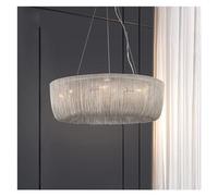 Watch Winders for Men and Women Scandinavian Pendant Light Indoor Lighting Tassel Round Pendant Light Home Living Room Bedroom Tone Minimalist Chandelier(D80 H30cm)