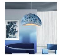 Watch Winders for Men and Women Scandinavian Style LED Chandelier Planet Dining Room Living Room Bar Chandelier(Blue,D60cm)