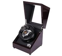 Watch Winders Watch Box Watch Winder Watch Winder Boxes 2+0 Automatic Winding Rotation Ultra Quiet Motor Box High-End Table Shaker Watch Box， 18 * 18 * 19.7CM，