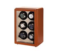Watch Winders Watch Winder 6 Automatic Watch Winder Box Watches Cases Watches Boxes Winders Display Storage Yellow