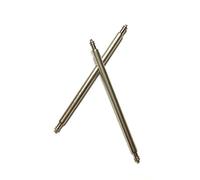 Watchband Berlin 2 Pompes Tiges Barrettes Ressorts pour Fixer Réparer Bracelet Montre Entre Les 2 Anses Diamètre Environ 1,4 mm, Argenté, Largeur 22 mm, Classique, Argenté, Largeur 22 mm, Classique