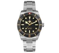 watchdives San Martin Montre Homme SN0138G, Montre de Plongée 37 mm 20 Bars NH35 Montre-Bracelet de Plongée Mécanique Automatique de Luxe Étanche BB54