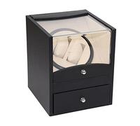 Watcher Winder Electric Shaker Watcher Box de Rangement de Rangement Luxury Double Montres Afficher la boîte à Moteur Unique Collection de Montre enroulement Automatique
