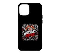 Watchers Above Heaven n'est Pas Silent Eye Flames Coque pour iPhone 12/12 Pro