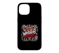 Watchers Above Heaven n'est Pas Silent Eye Flames Coque pour iPhone 15