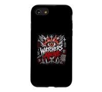 Watchers Above Heaven n'est Pas Silent Eye Flames Coque pour iPhone SE (2020) / 7/8