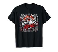 Watchers Above Heaven n'est Pas Silent Eye Flames T-Shirt
