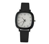 Watches For Women - Square Wristwatch For School Girls | Women's Wrist Watches with Second Hand | Square Silicone Band Lady Wristwatch Easy Read Jewelry Accessories for School & Exams, Blanc, Consulte
